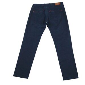 Alvaro Moreno Spain Mens Size 32 X 31 Dark Wash Chino Blue Jeans Stretch